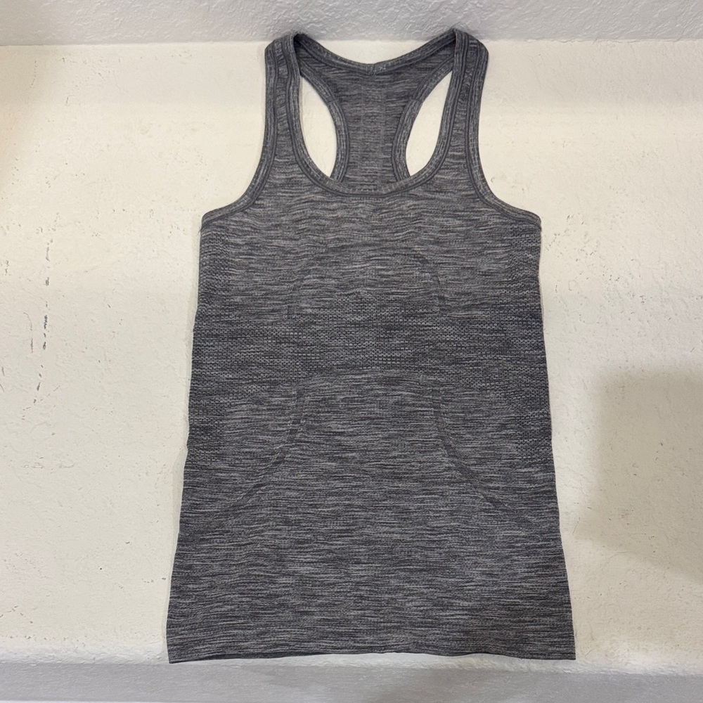 Lululemon Athletica Charcoal Racerback Tank Top